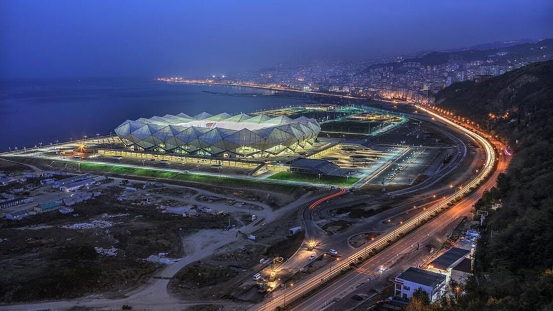 Blick über Trabzon am Schwarzen Meer
